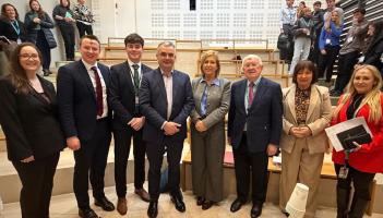 Ballina student speaks at Leinster House on boosting youth political participation