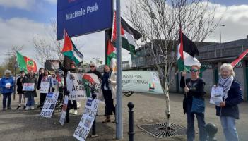 Drop Allianz protest held by Mayo IPSC outside MacHale Park