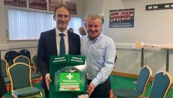 Alan Dillon Emergency anaphylaxis kit launch