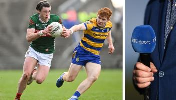 RT&Eacute; make call on coverage of Mayo-Roscommon Connacht clash