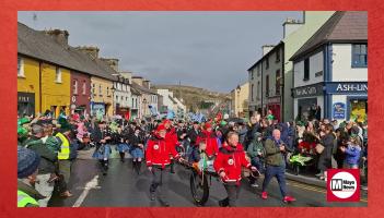 WATCH: Relive the St Patrick's Day Parade from west Mayo town