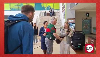 'Good luck this year' says Ryanair CEO Michael O'Leary as he meets Mayo GAA star 