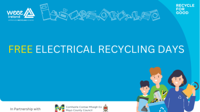 Mayo householders urged to avail of free e-waste and battery recycling events