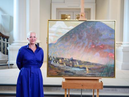 &ldquo;I don&rsquo;t mind if people do or don&rsquo;t like it&rdquo; - Kim Day on Croagh Patrick painting