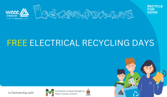 Mayo householders urged to avail of free e-waste and battery recycling events