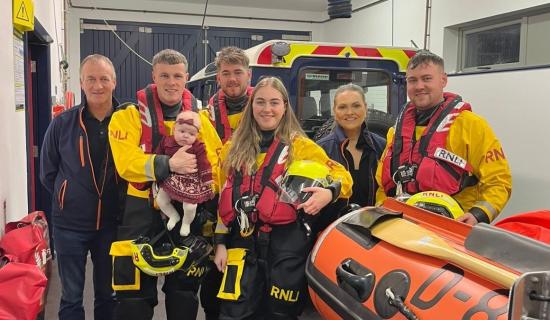 North Mayo family among volunteers at Ballyglass RNLI preparing to answer the call this Christmas