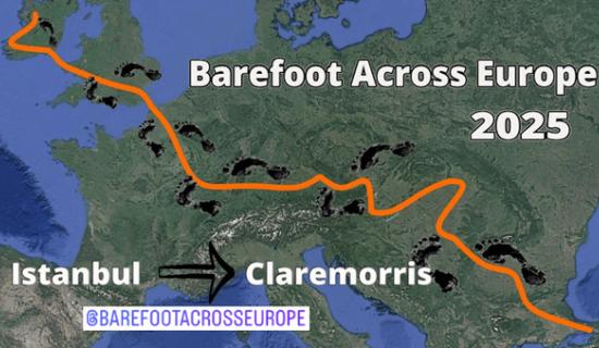 Barefoot across Europe