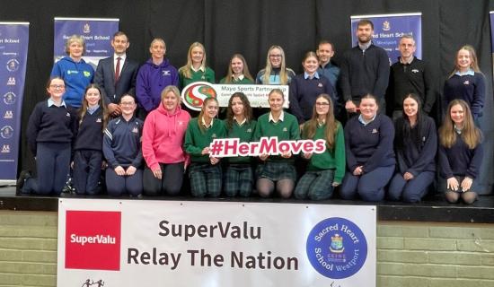 Westport students attempt marathon relay to promote girls&rsquo; participation in sport