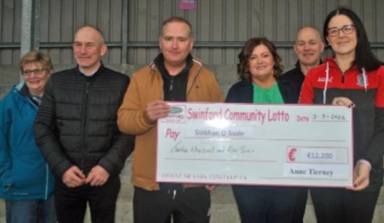 Mayo woman handed cheque after scooping big local lotto prize