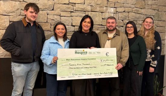 All-Ireland C&eacute;il&iacute; Band champions raise substantial funds for Mayo hospice care