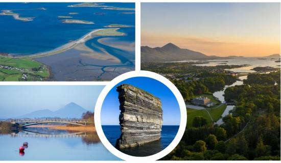Aerial POV: Photos of Mayo landmarks reveal stunning views from above
