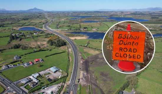 N5 road closures night maintenance works