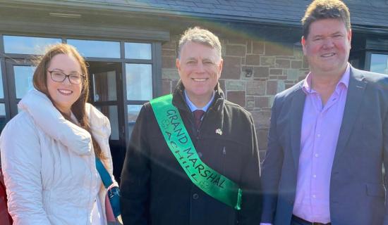 PICTURES: Canadian ambassador to Ireland takes part in Mayo island Easter parade