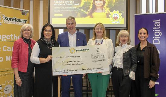 Over &euro;33,000 raised in Mayo for Sunflower Children&rsquo;s Hospice