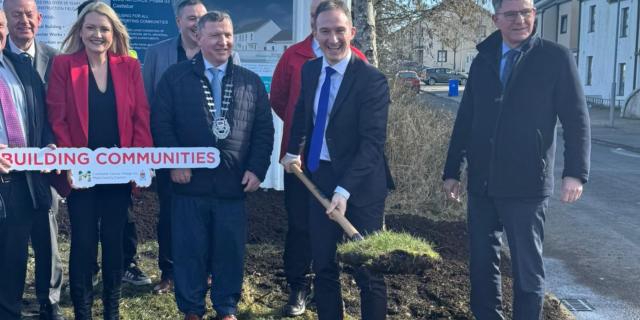 Minister Dillon opens new housing developments across Mayo