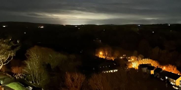 Have you noticed this Mayo town is 30% darker at night?