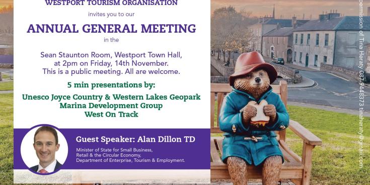 Mayo Minister to address important tourism AGM