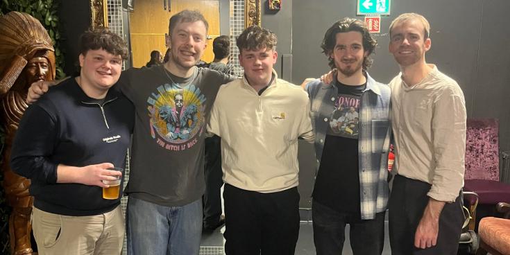 WATCH: Mayo teenager performs backstage with Kingfishr