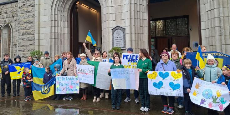 Westport shows solidarity with Ukraine at church gathering