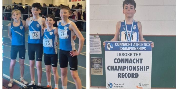 Mayo boy runs Connacht record and wins gold with Claremorris relay team