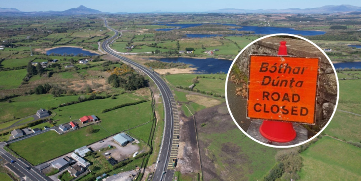 N5 road closures night maintenance works