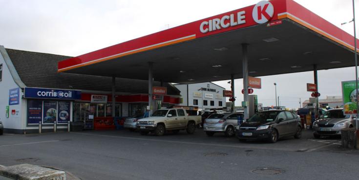 A Mayo man walked into a Corrib Oil shop while holding a machete