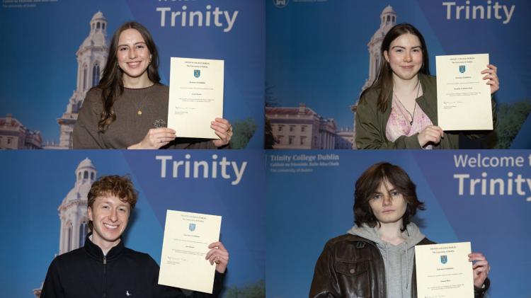 Nine Mayo students receive entrance awards from Trinity College Dublin