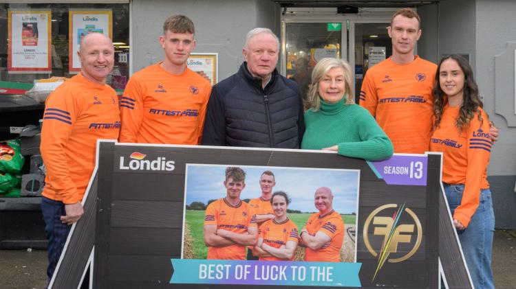 Mayo finalists of Ireland&rsquo;s Fittest Family visit local shop