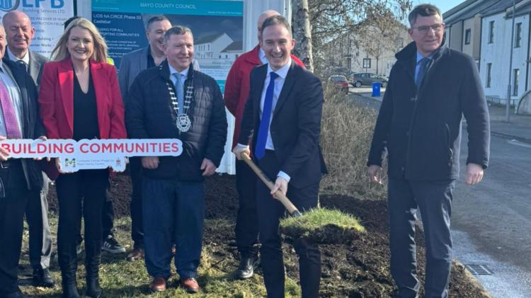 Minister Dillon opens new housing developments across Mayo