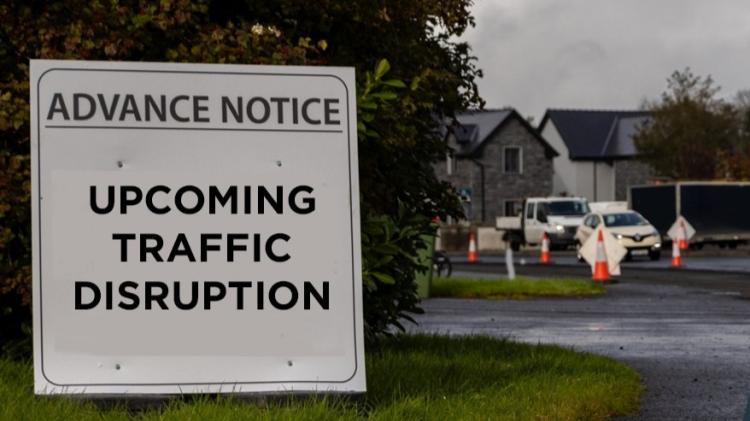 Traffic disruption N60 in Ballyhaunis