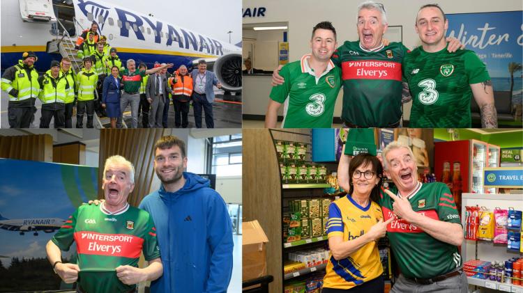 GALLERY: Ryanair boss Michael O'Leary visits Ireland West Airport Knock