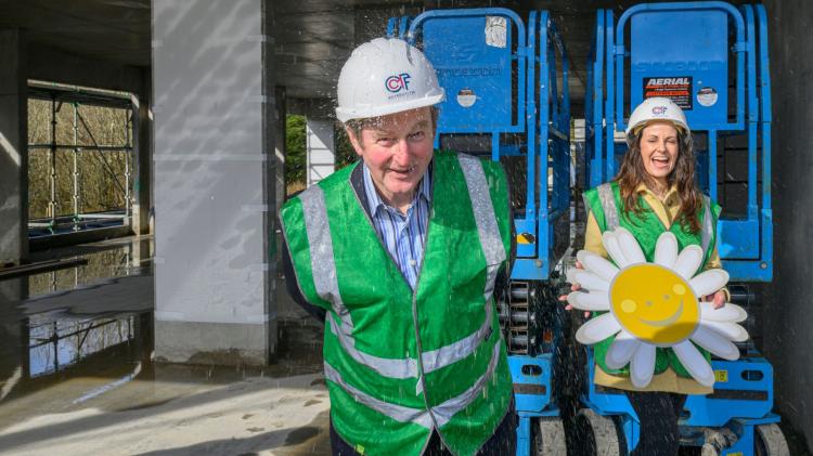 Former Taoiseach visits site of Daisy Lodge in Mayo