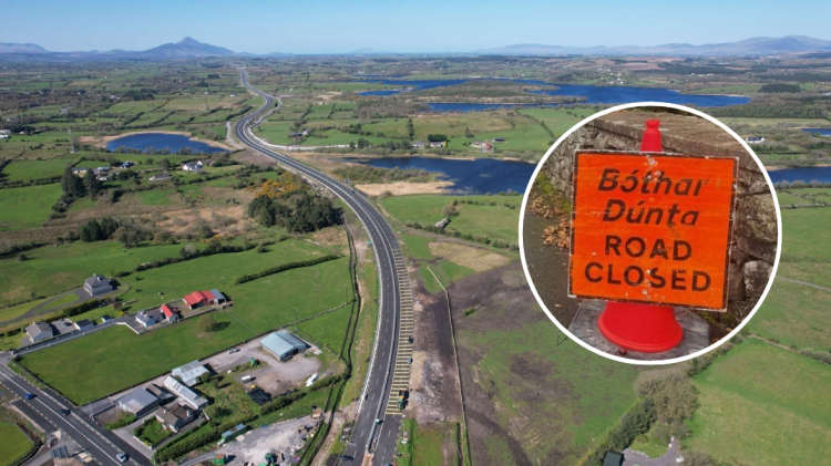 N5 road closures night maintenance works