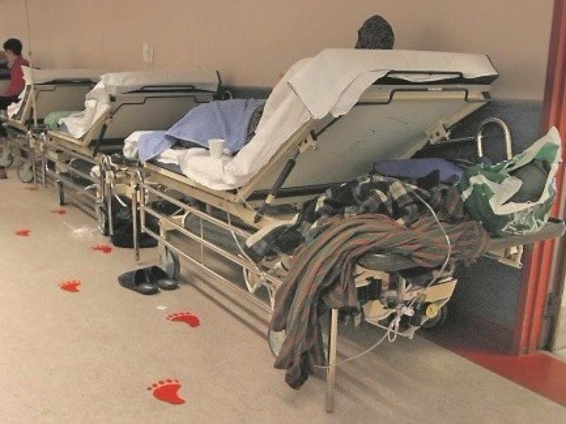 Latest trolley watch figures show that 25 patients in Mayo University Hospital were waiting for a bed 