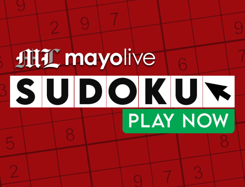 Mayo Live Interactive Sudoku Puzzle - New Puzzle every Monday