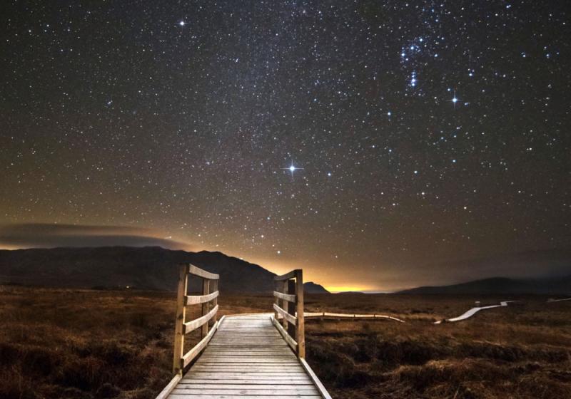 The Mayo night Sky