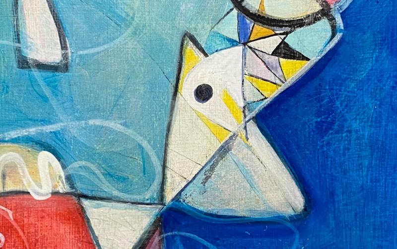 Sunshine on a rainy day:  A visit to the Wright Artists’ group exhibition in Westport 