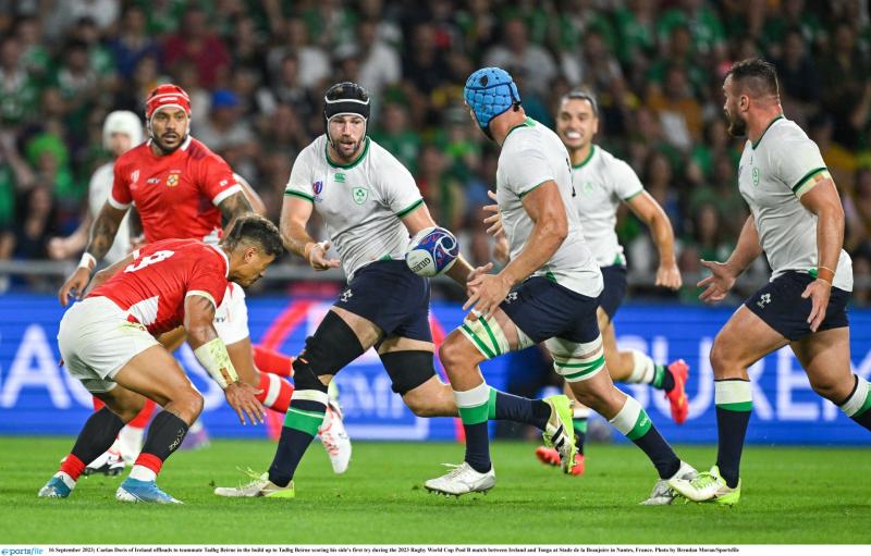 Doris delivers as Ireland power past Tonga