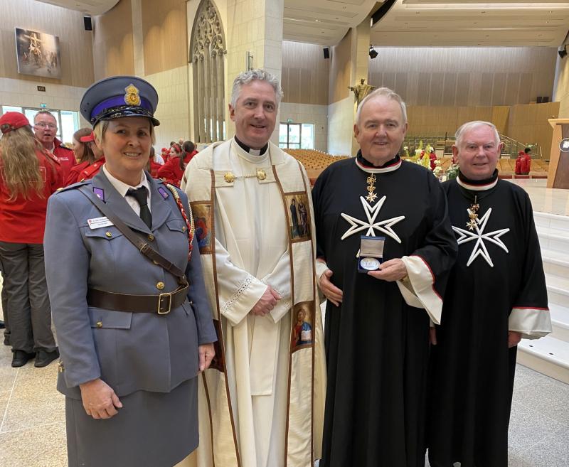 John Egan honoured for 50 years of loyal service to Knock Shrine