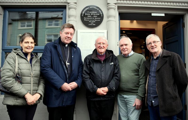 Archbishop Duffy unveils plaque in memory of Cardinal John D’Alton