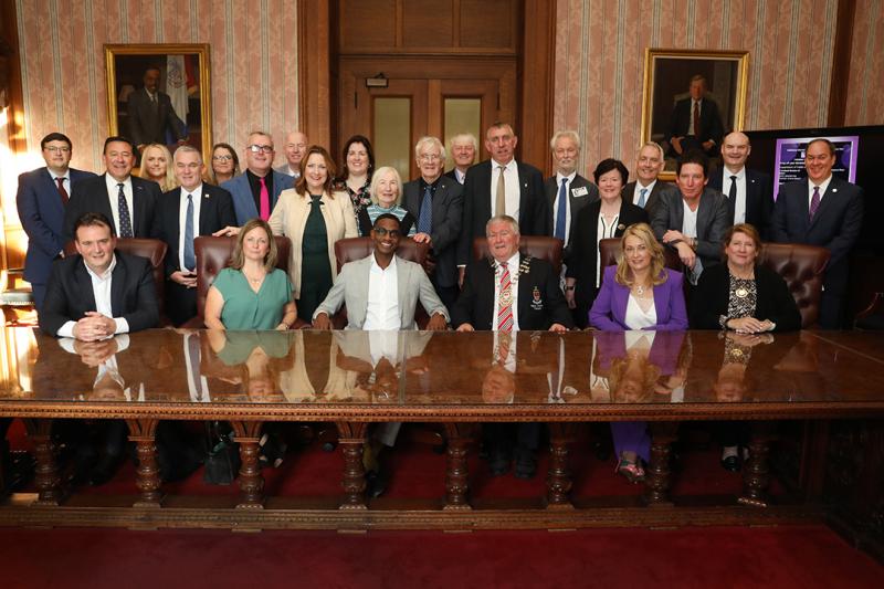 Council delegation return after successful twinning anniversary trip to Cleveland