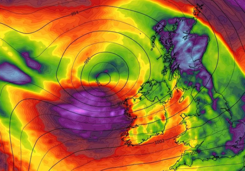 Met Éireann issues weather warning for Mayo with brutal conditions incoming