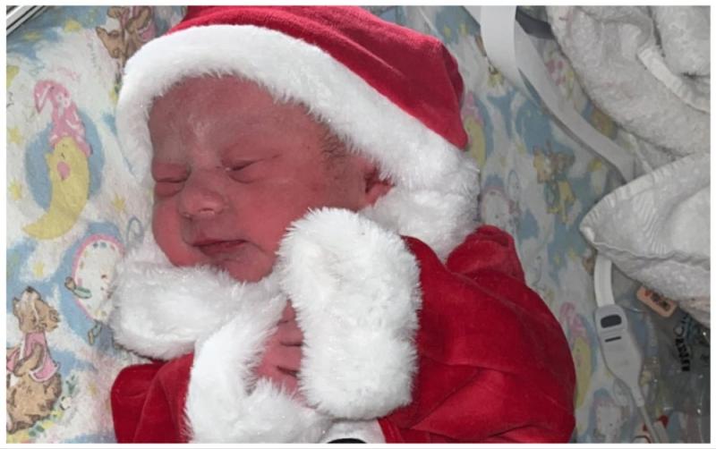 Family see Christmas Day to remember with birth of beautiful baby girl