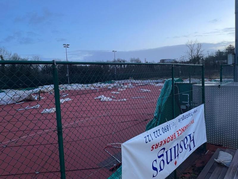 ‘It’s not recoverable in any way shape or form’  - Castlebar Tennis Club dome ‘obliterated’ by Storm Isha