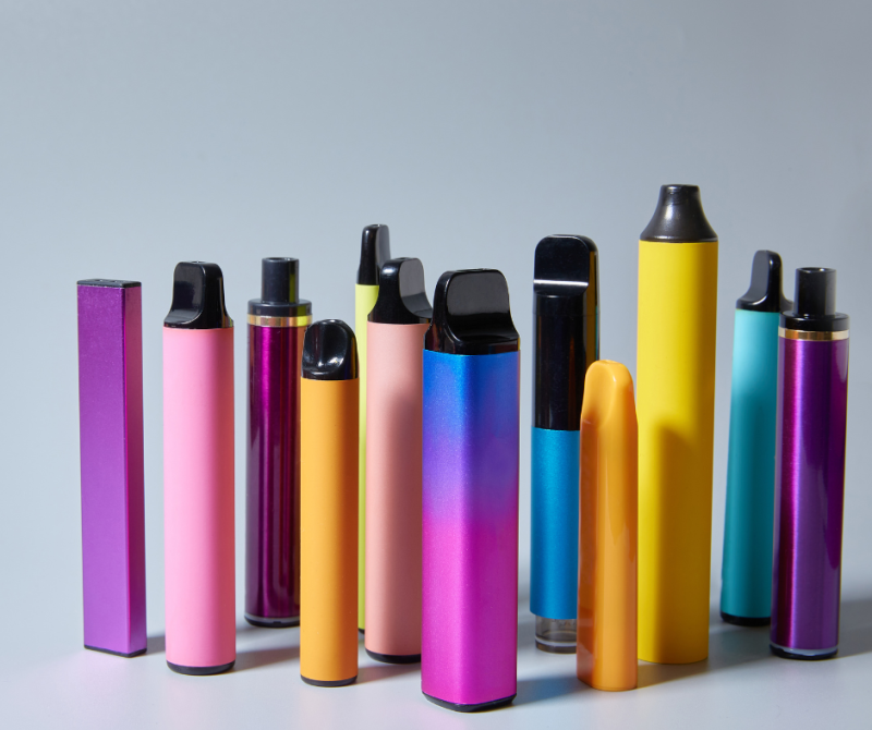 Colourful vapes