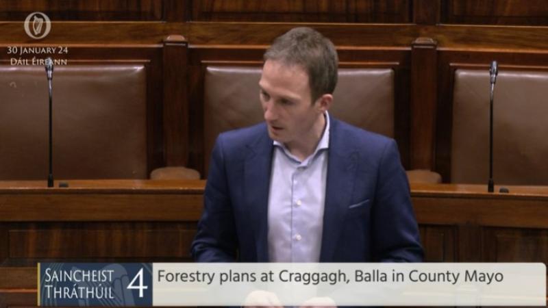 Concerns raised in Dáil over Craggagh forestry plans 