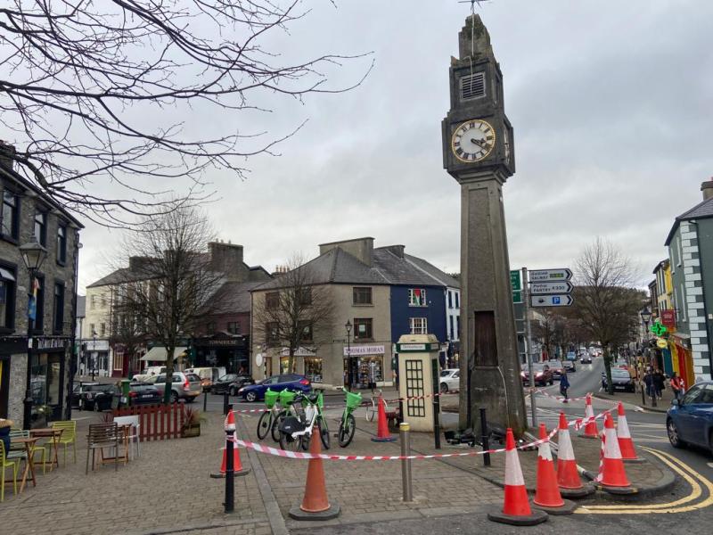 Truck crashes into Westport monument 