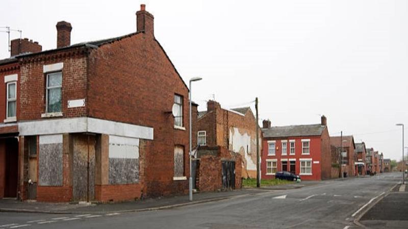 derelict houses