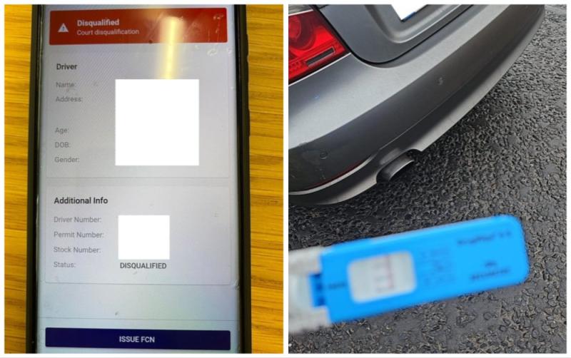  Gardaí uncover disqualified driver speeding while under the influence of cannabis on busy road