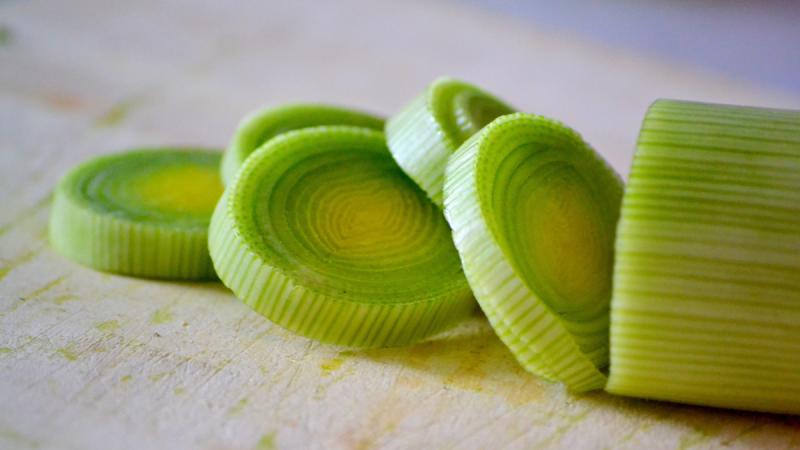 FOOD:  French-style flat leek pie to die for